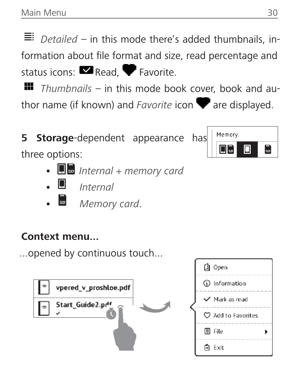 PocketBook Touch Lux 2 User Manual | Page 30 / 95