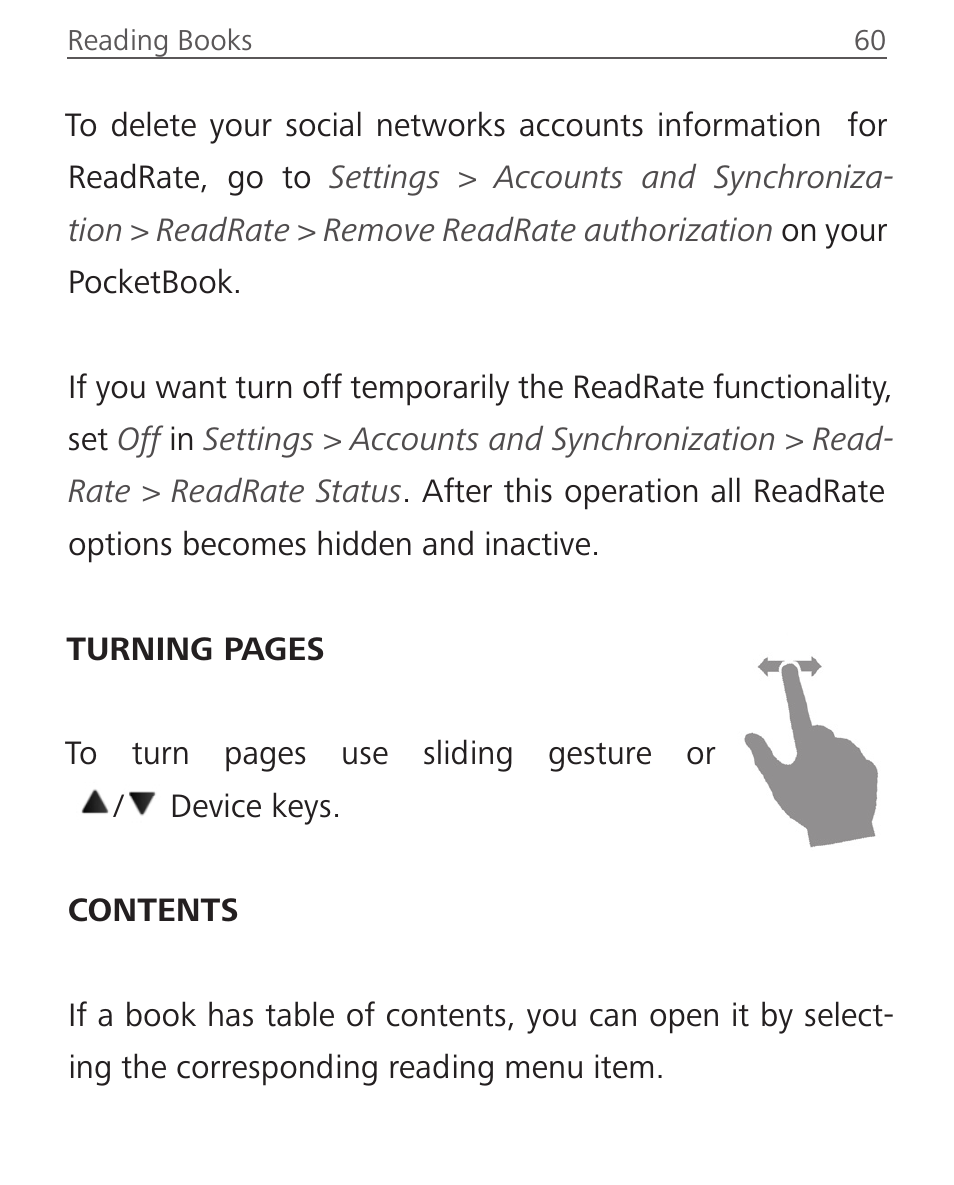 PocketBook Touch Lux 2 User Manual | Page 60 / 95