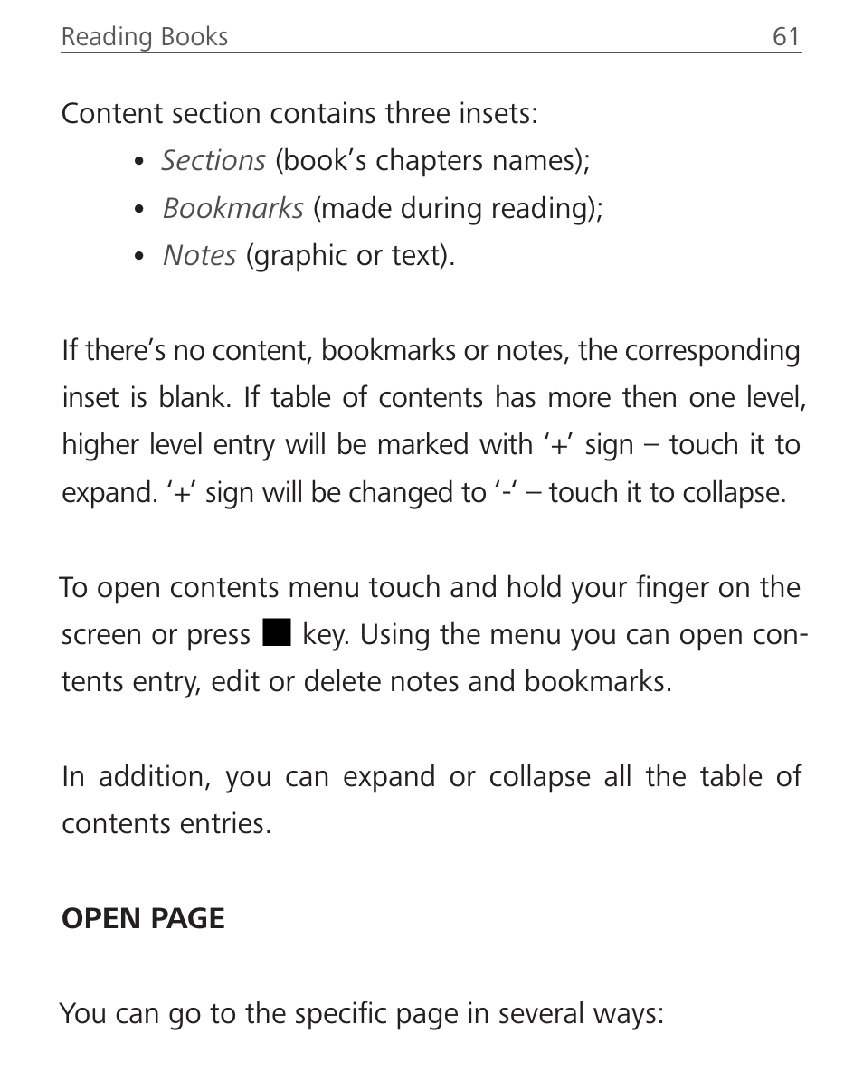 PocketBook Touch Lux 2 User Manual | Page 61 / 95