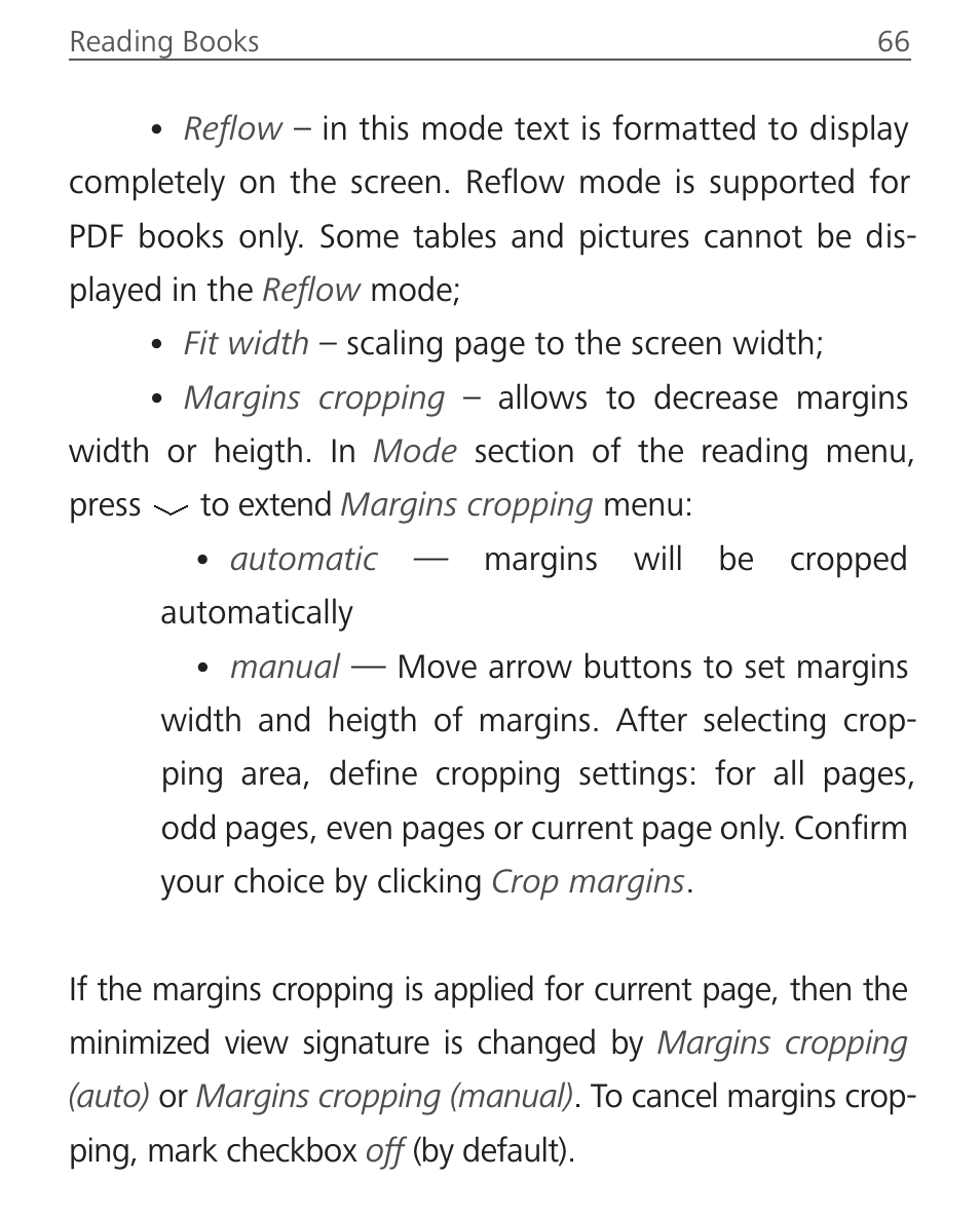 PocketBook Touch Lux 2 User Manual | Page 66 / 95