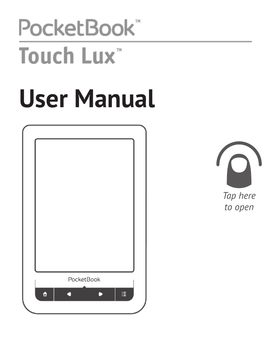 PocketBook Touch Lux User Manual | 101 pages