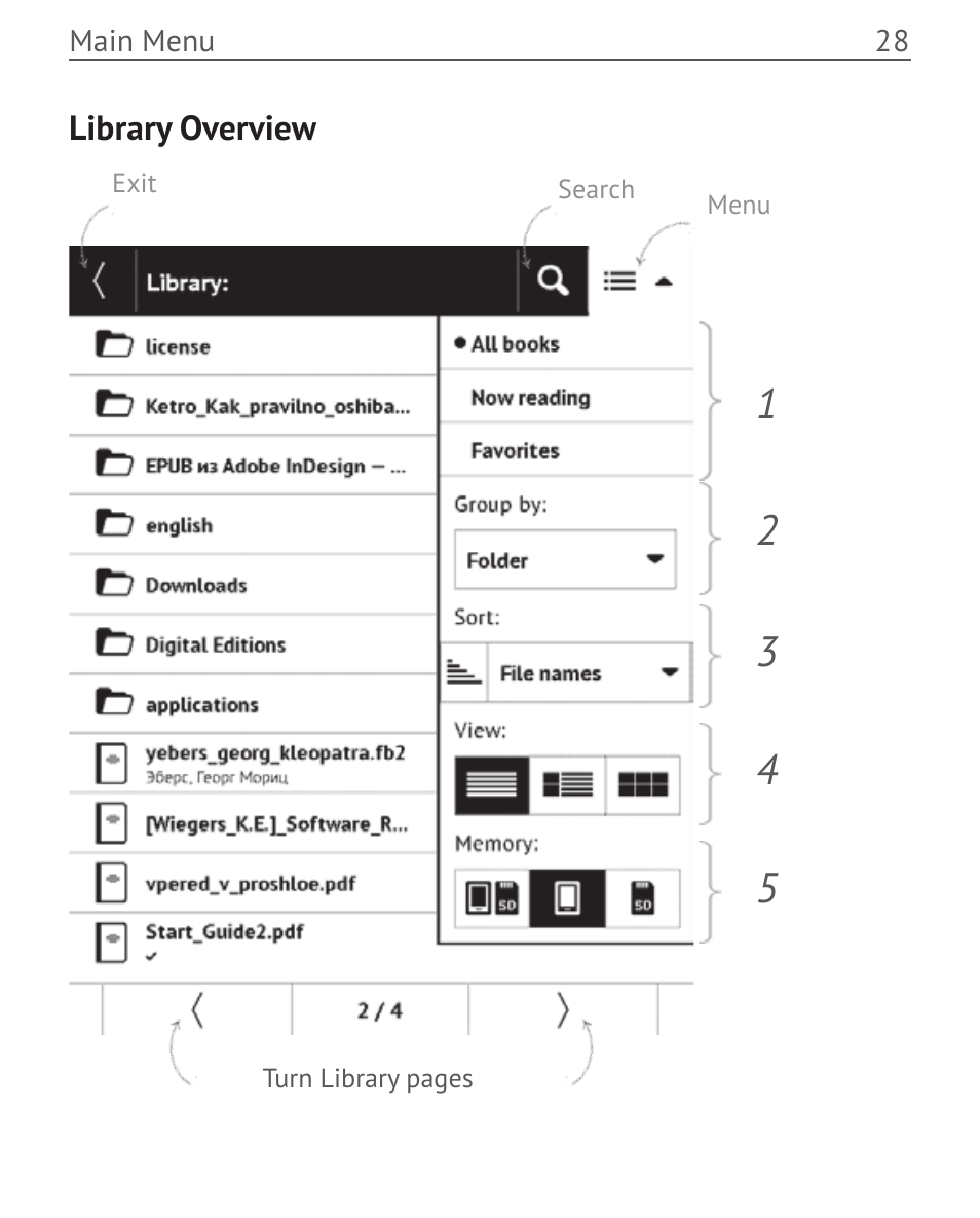 PocketBook Touch Lux User Manual | Page 28 / 101