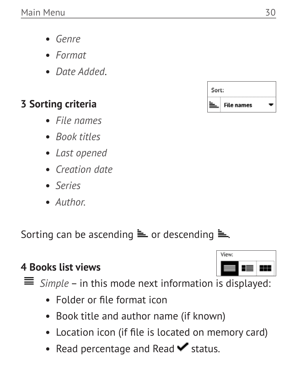 PocketBook Touch User Manual | Page 30 / 101