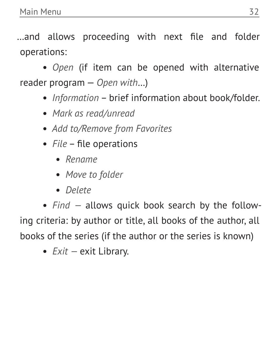 PocketBook Touch User Manual | Page 32 / 101
