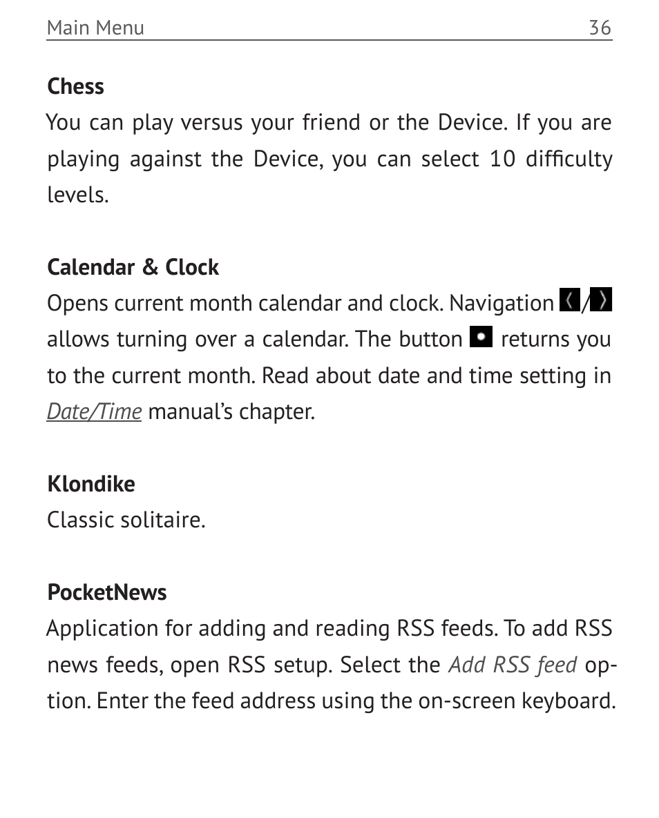 PocketBook Touch User Manual | Page 36 / 101
