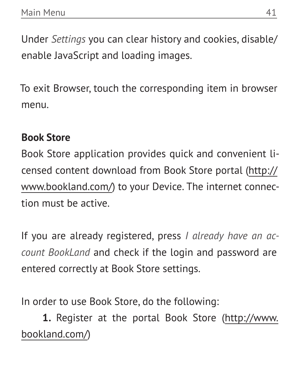 PocketBook Touch User Manual | Page 41 / 101