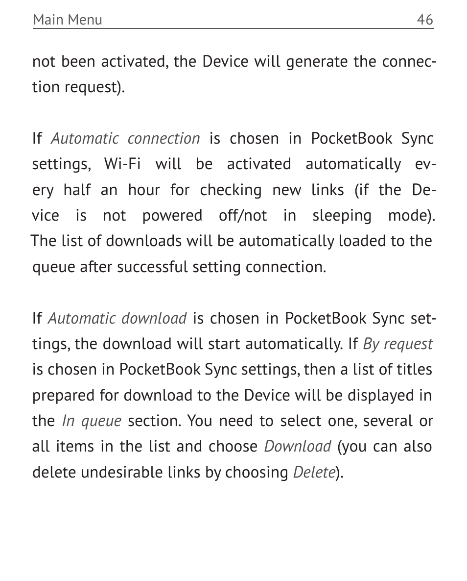 PocketBook Touch User Manual | Page 46 / 101