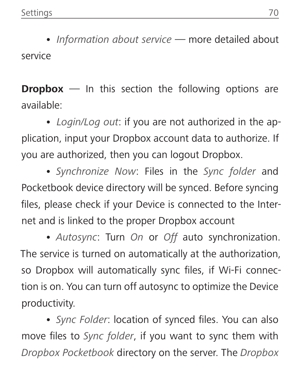 PocketBook Basic Touch User Manual | Page 75 / 93