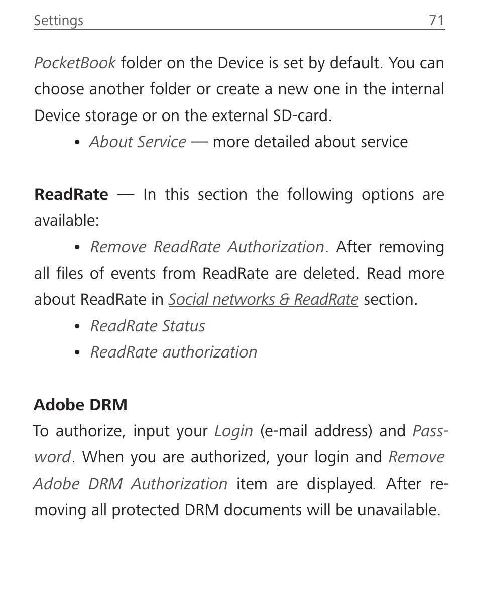PocketBook Basic Touch User Manual | Page 76 / 93