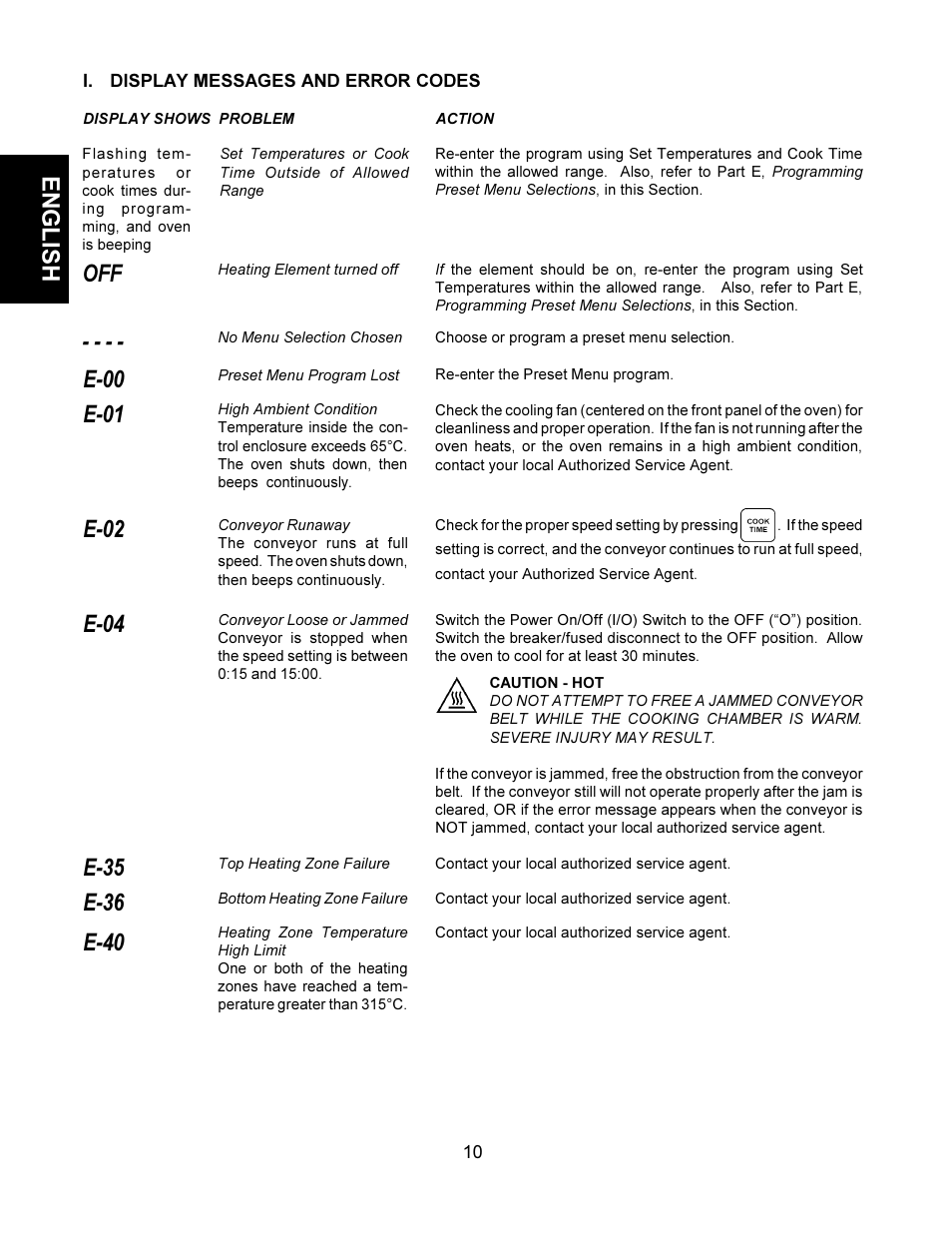 English | CTX TCO21140063 User Manual | Page 10 / 48