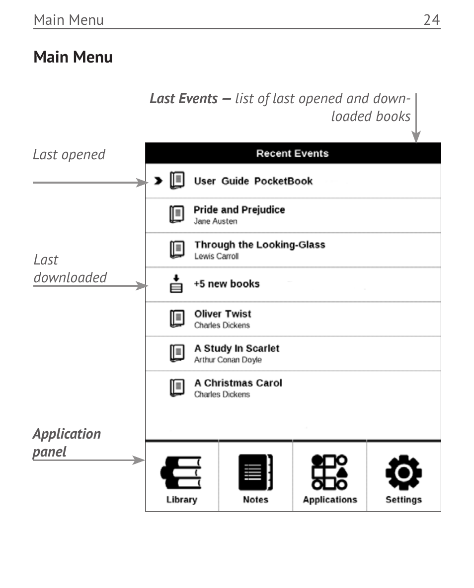 PocketBook Mini User Manual | Page 24 / 68