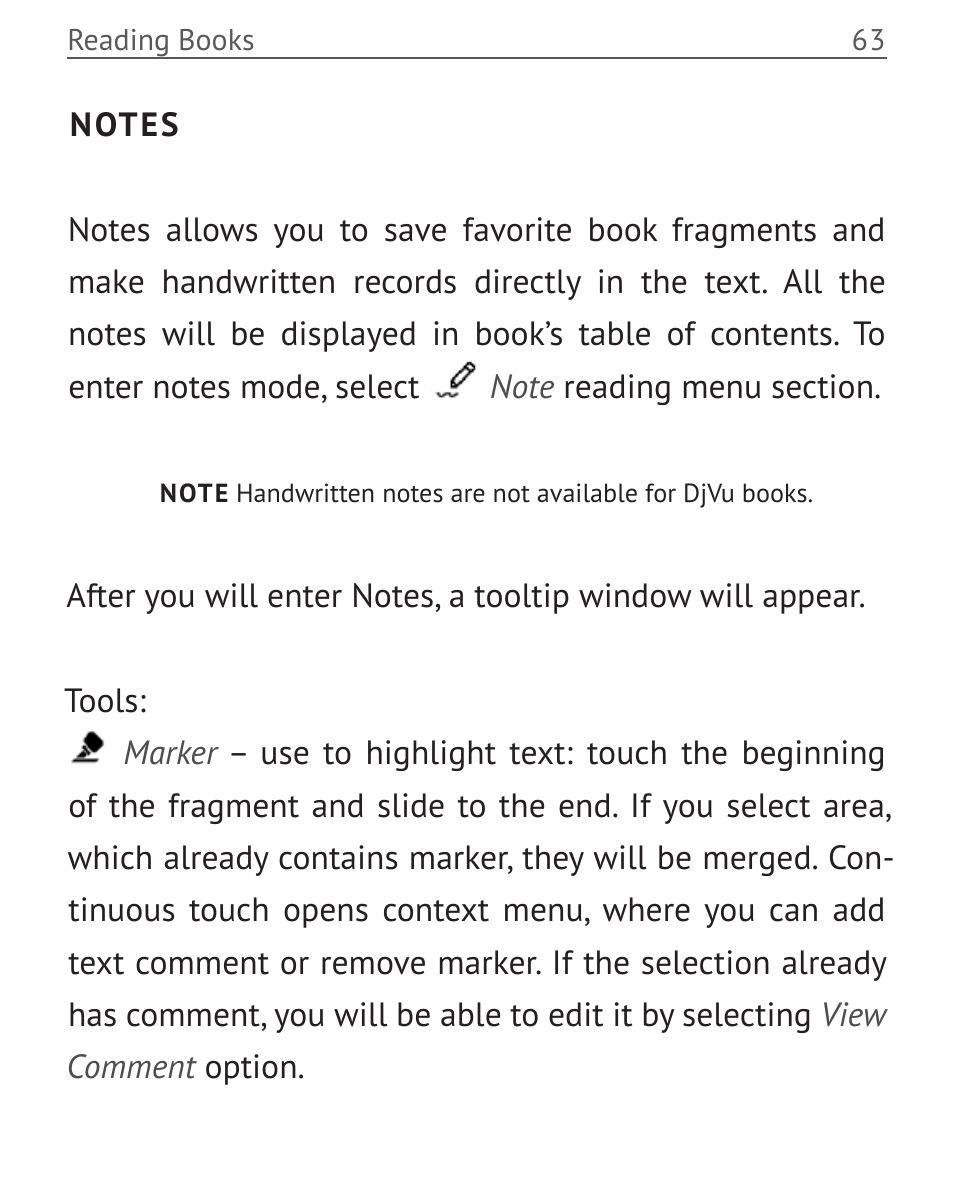 Notes, Notes 63 | PocketBook Color Lux User Manual | Page 64 / 89