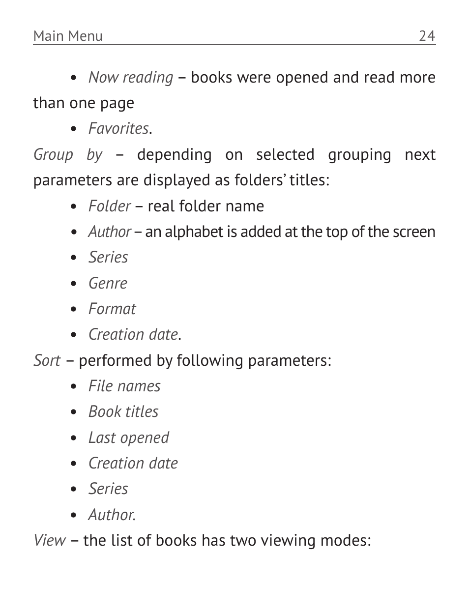 PocketBook Basic New 613 User Manual | Page 25 / 54