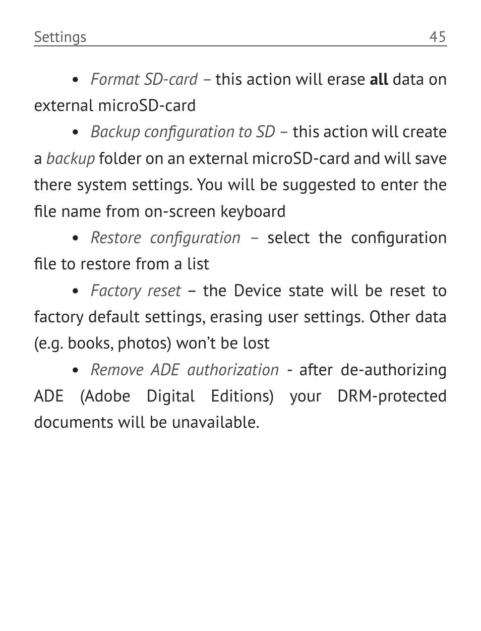 PocketBook Basic New 613 User Manual | Page 46 / 54