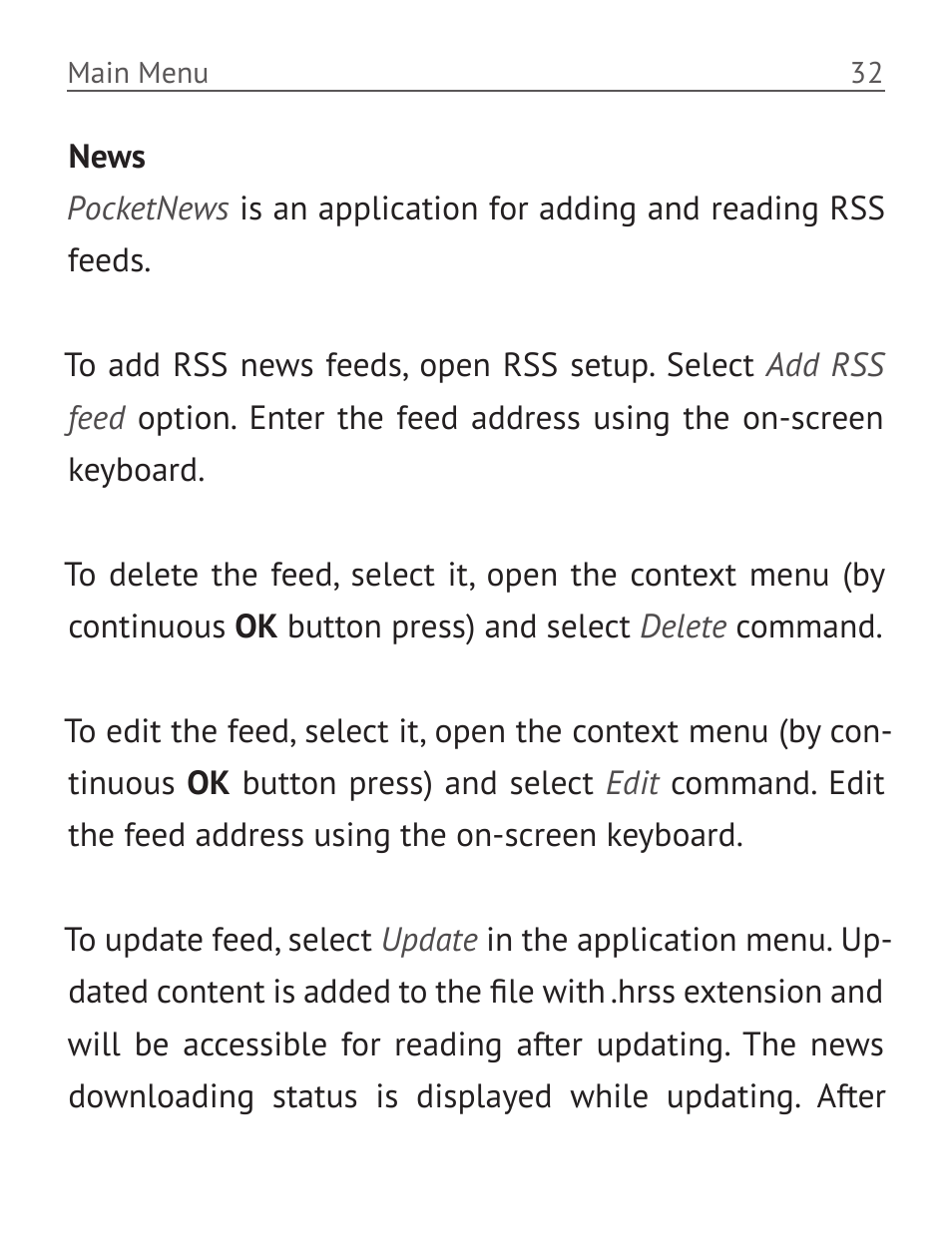 News, News 32 | PocketBook Basic 611 User Manual | Page 33 / 64