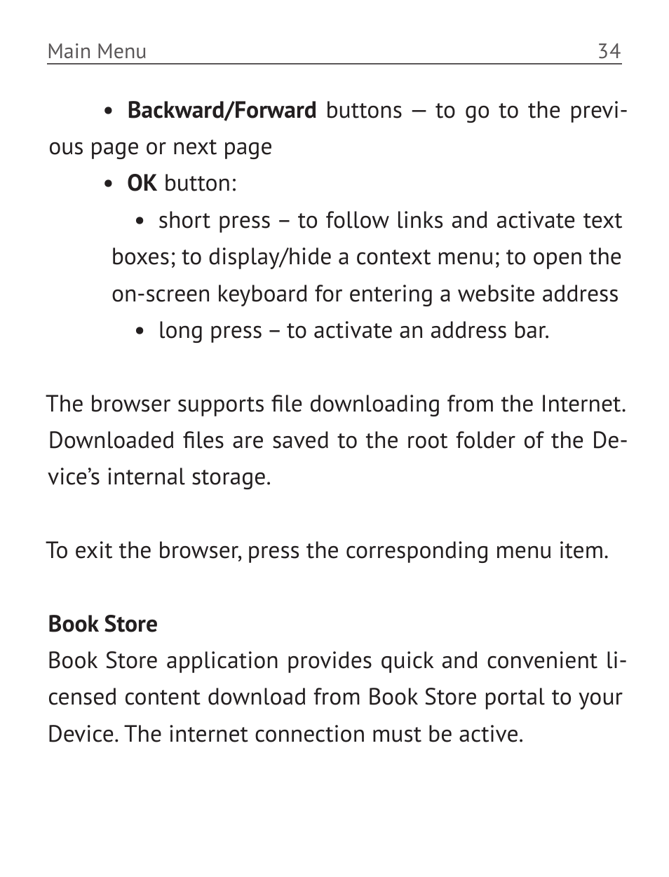 Book store | PocketBook Basic 611 User Manual | Page 35 / 64
