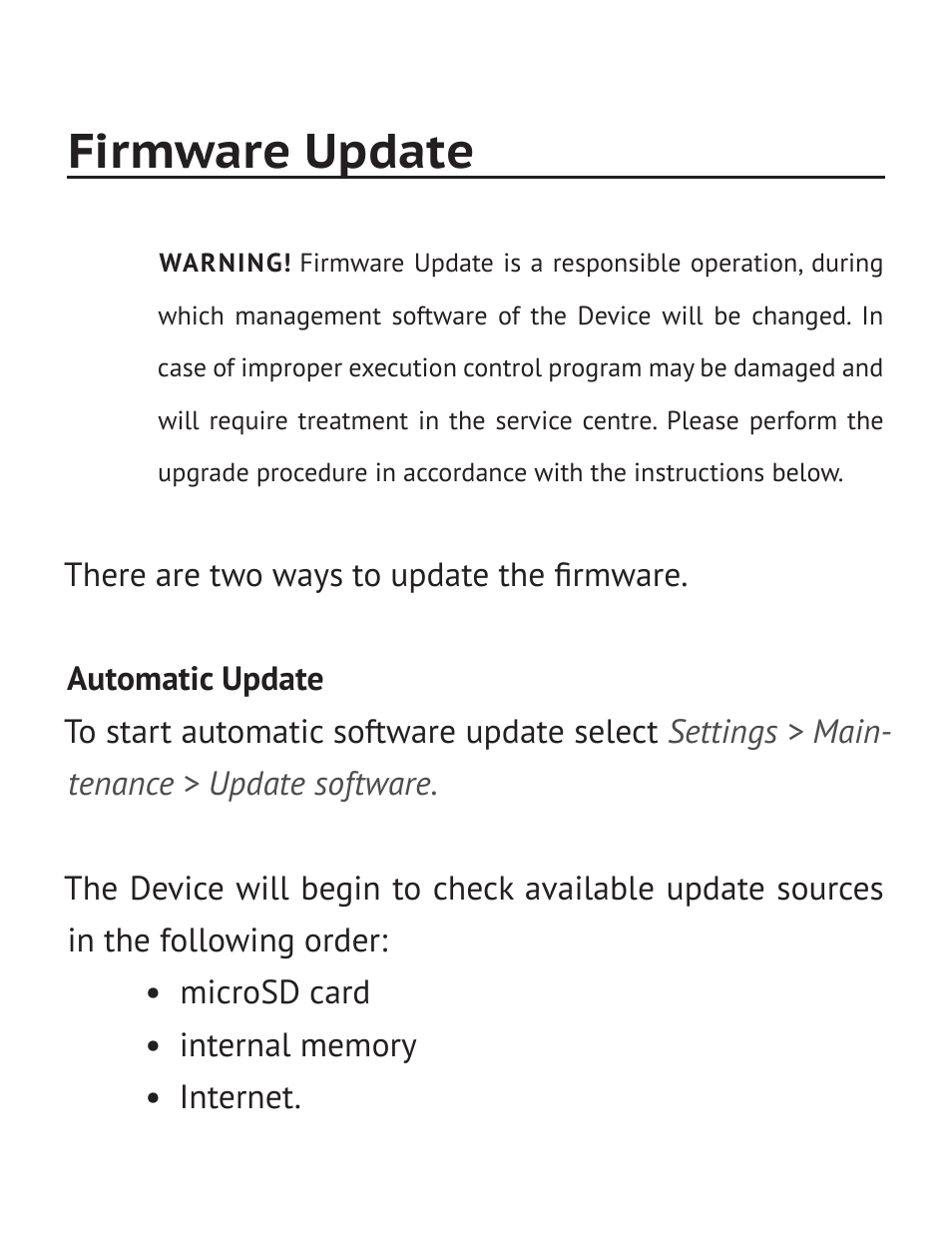 Firmware update | PocketBook Basic 611 User Manual | Page 56 / 64