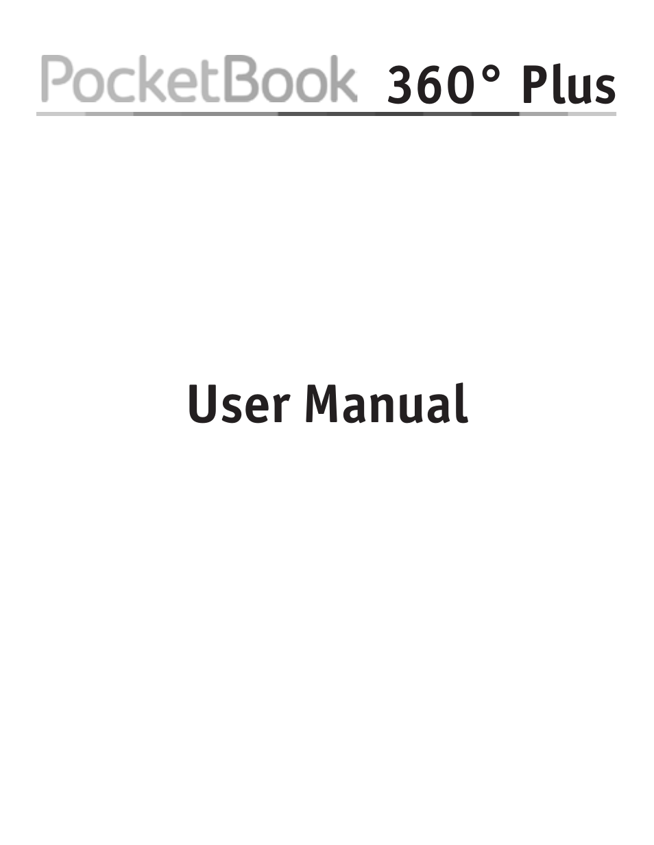 PocketBook 36 Plus User Manual | 67 pages