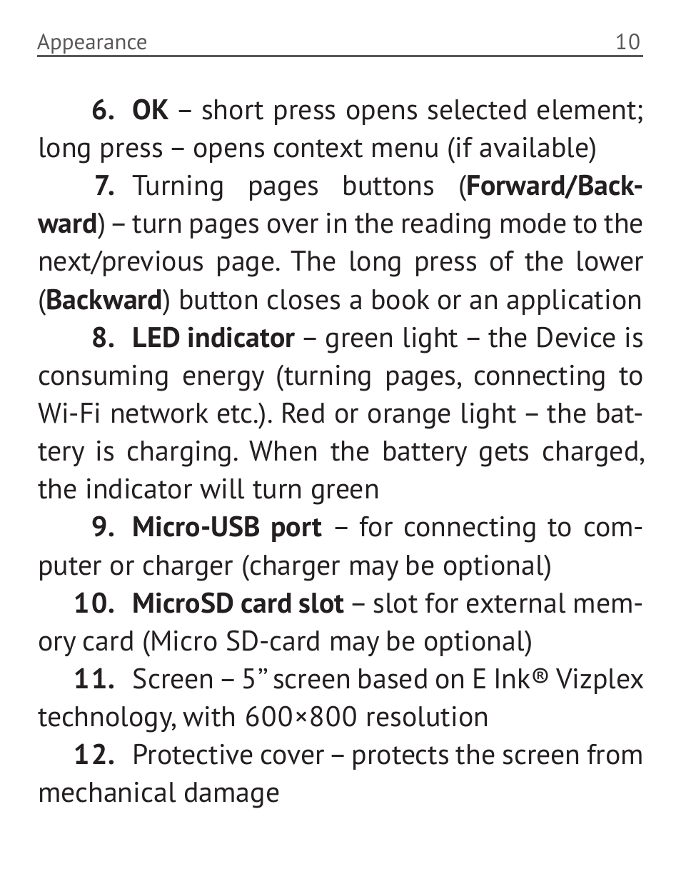 PocketBook 36 Plus User Manual | Page 11 / 67