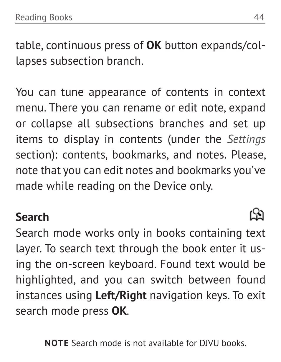 PocketBook 36 Plus User Manual | Page 45 / 67