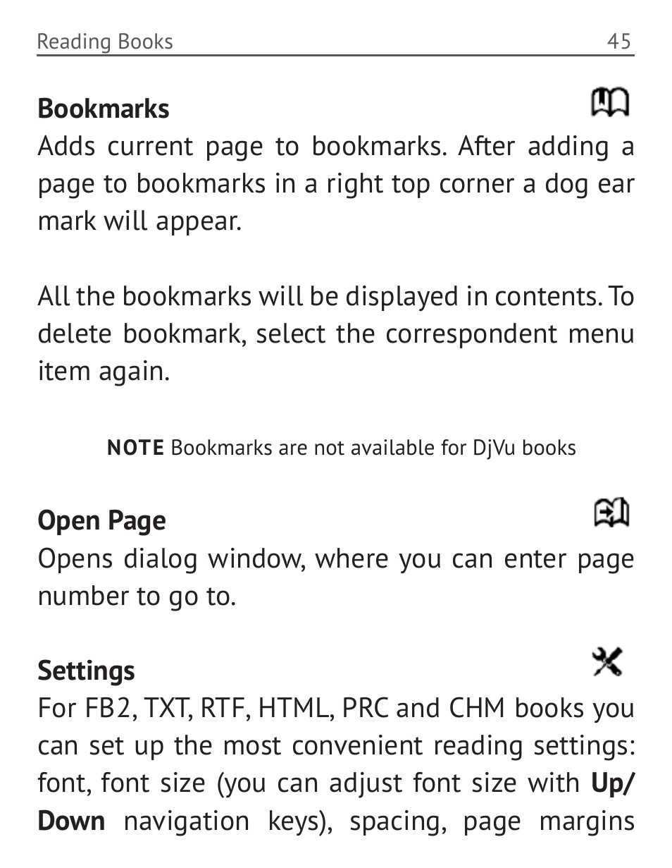 PocketBook 36 Plus User Manual | Page 46 / 67