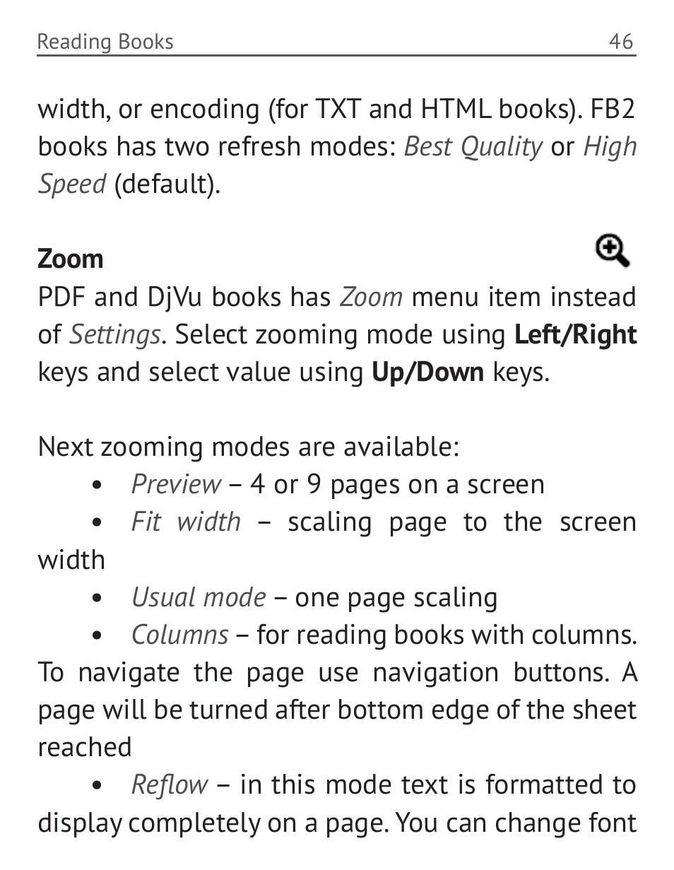 PocketBook 36 Plus User Manual | Page 47 / 67