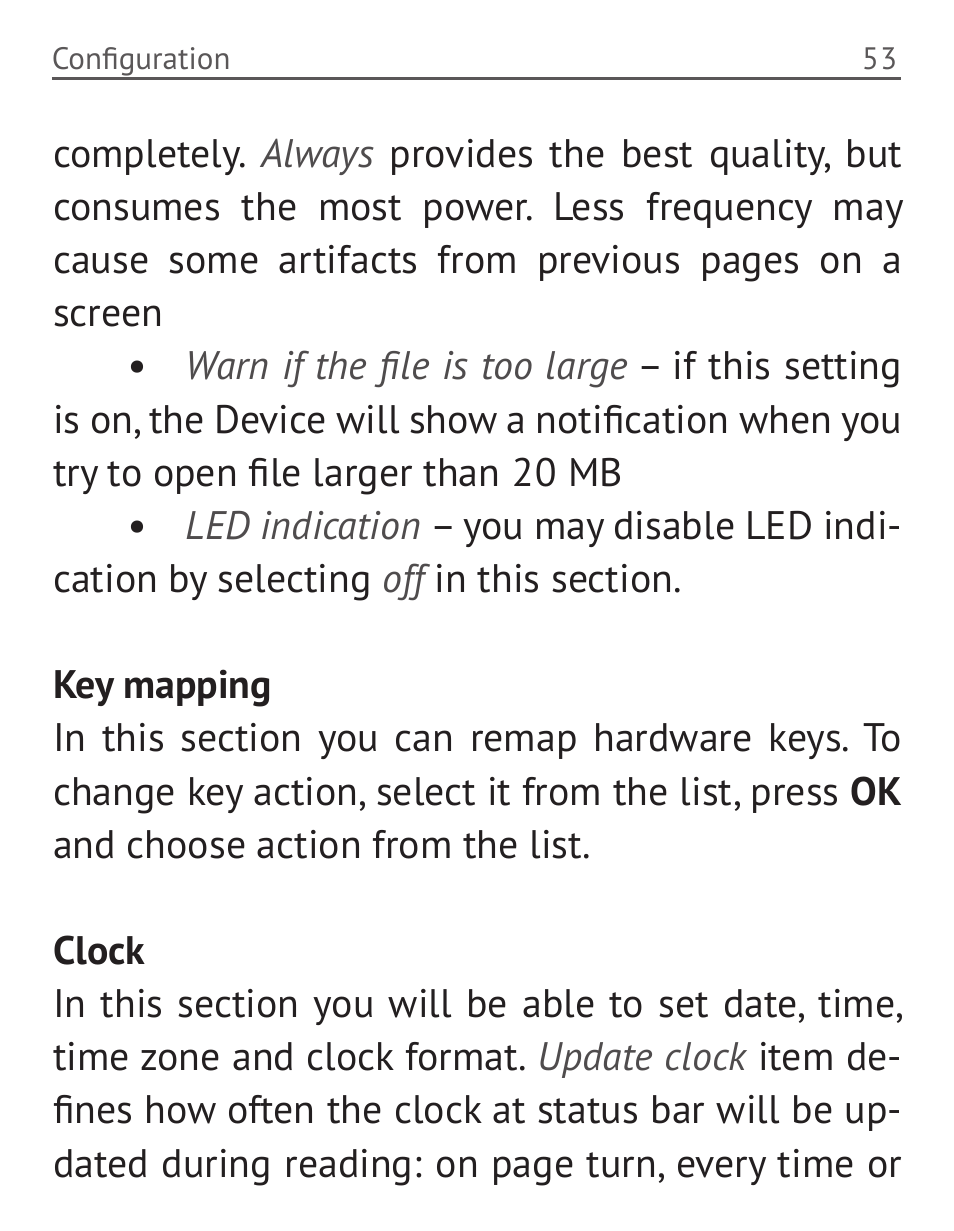 PocketBook 36 Plus User Manual | Page 54 / 67