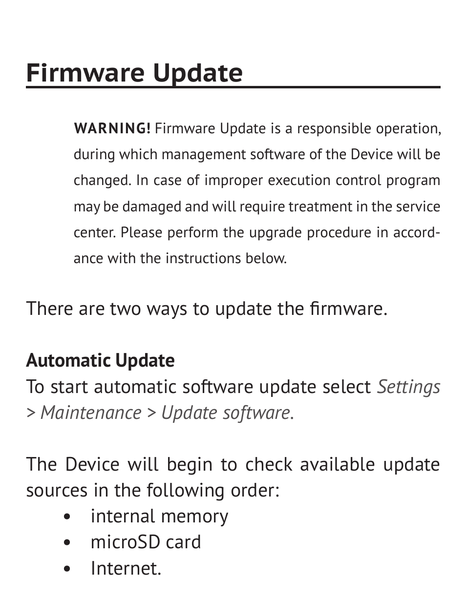 Firmware update | PocketBook 36 Plus User Manual | Page 58 / 67