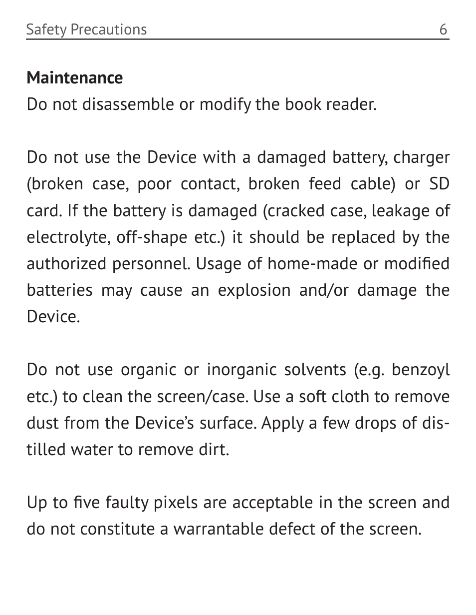 PocketBook 36 Plus User Manual | Page 7 / 67