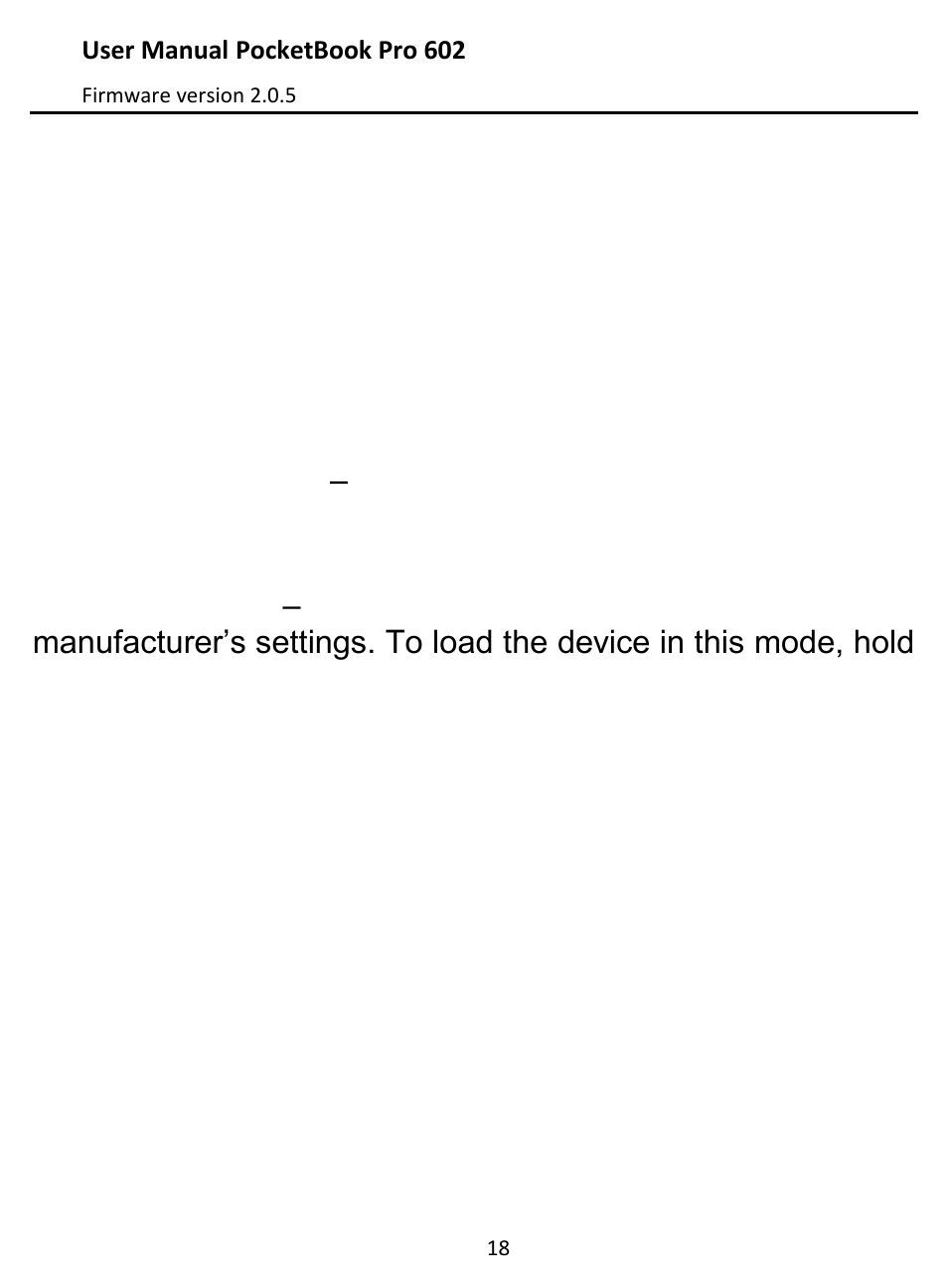 PocketBook Pro 602 User Manual | Page 18 / 87