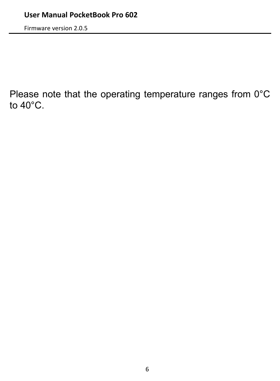 Safety precautions | PocketBook Pro 602 User Manual | Page 6 / 87