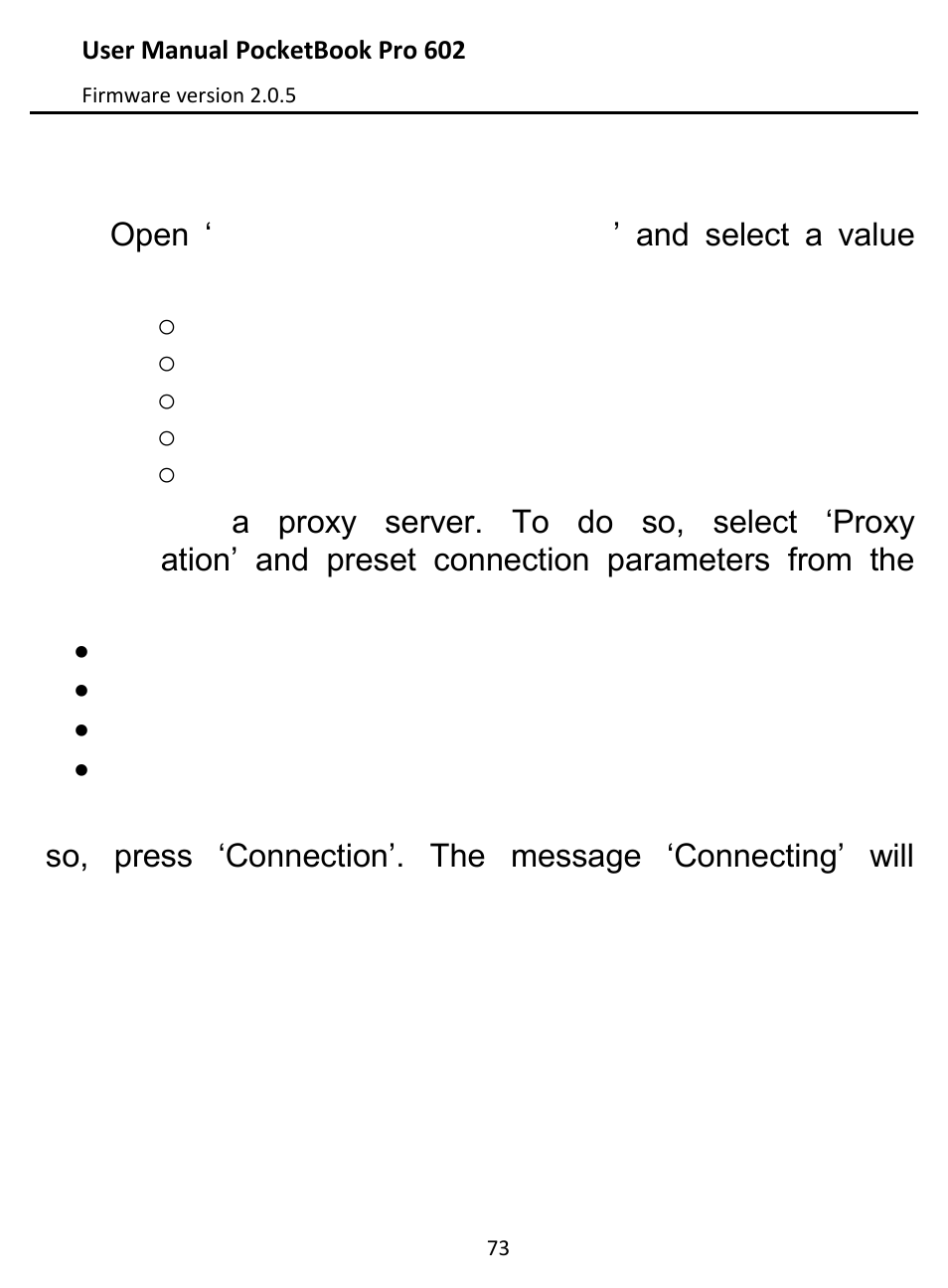 PocketBook Pro 602 User Manual | Page 73 / 87