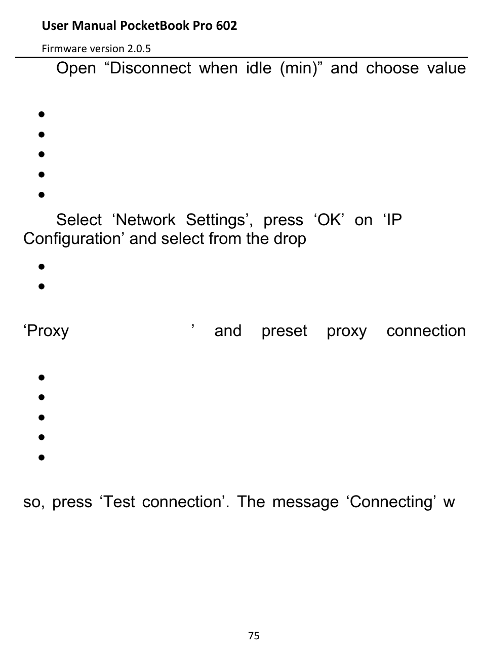 PocketBook Pro 602 User Manual | Page 75 / 87