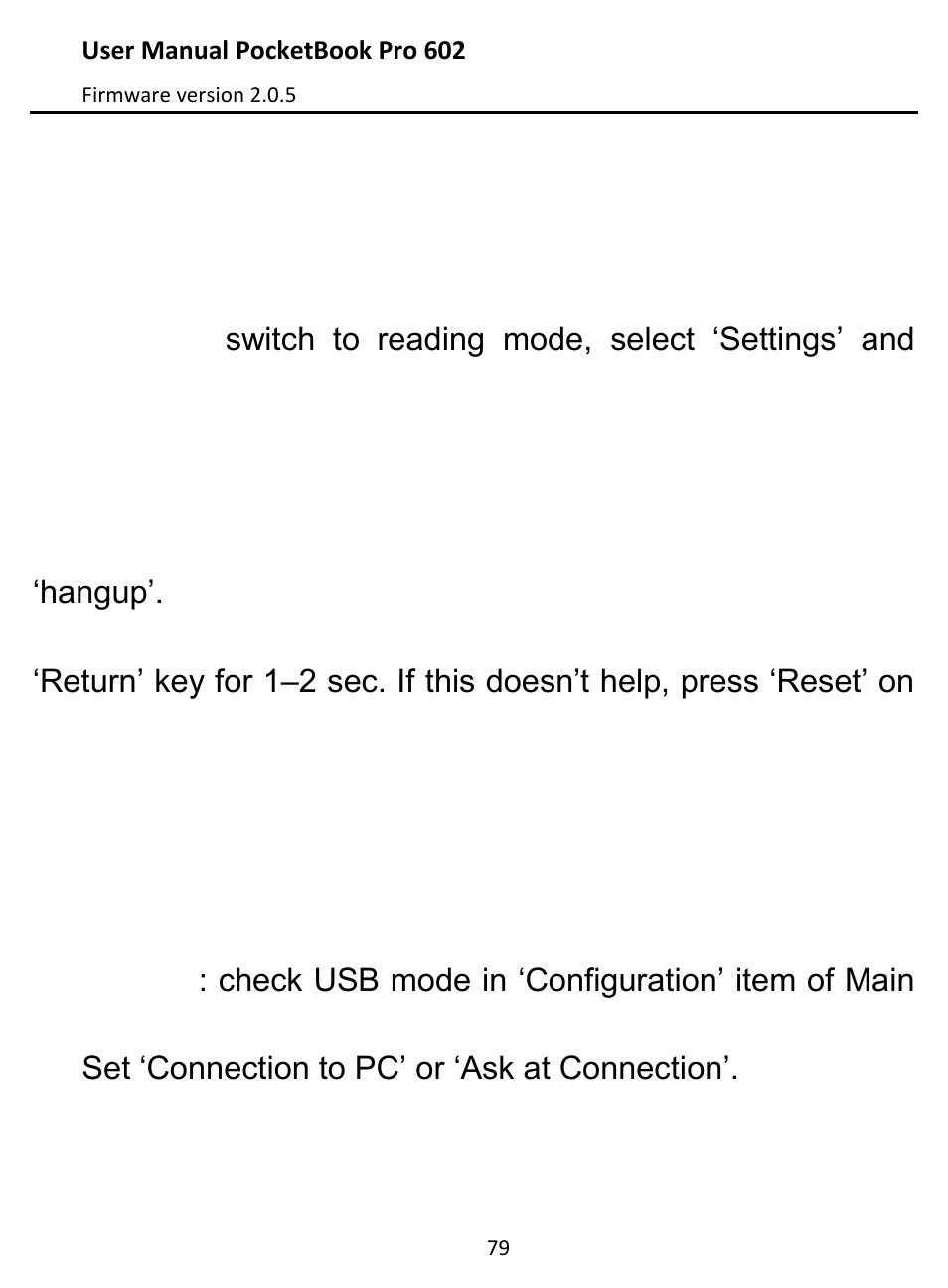 PocketBook Pro 602 User Manual | Page 79 / 87