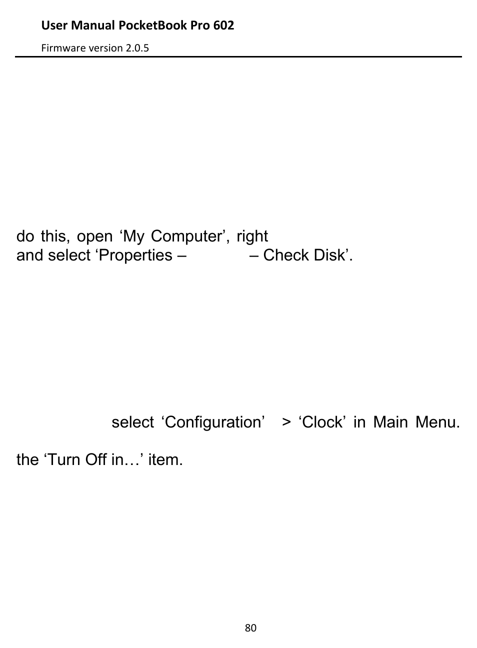 PocketBook Pro 602 User Manual | Page 80 / 87