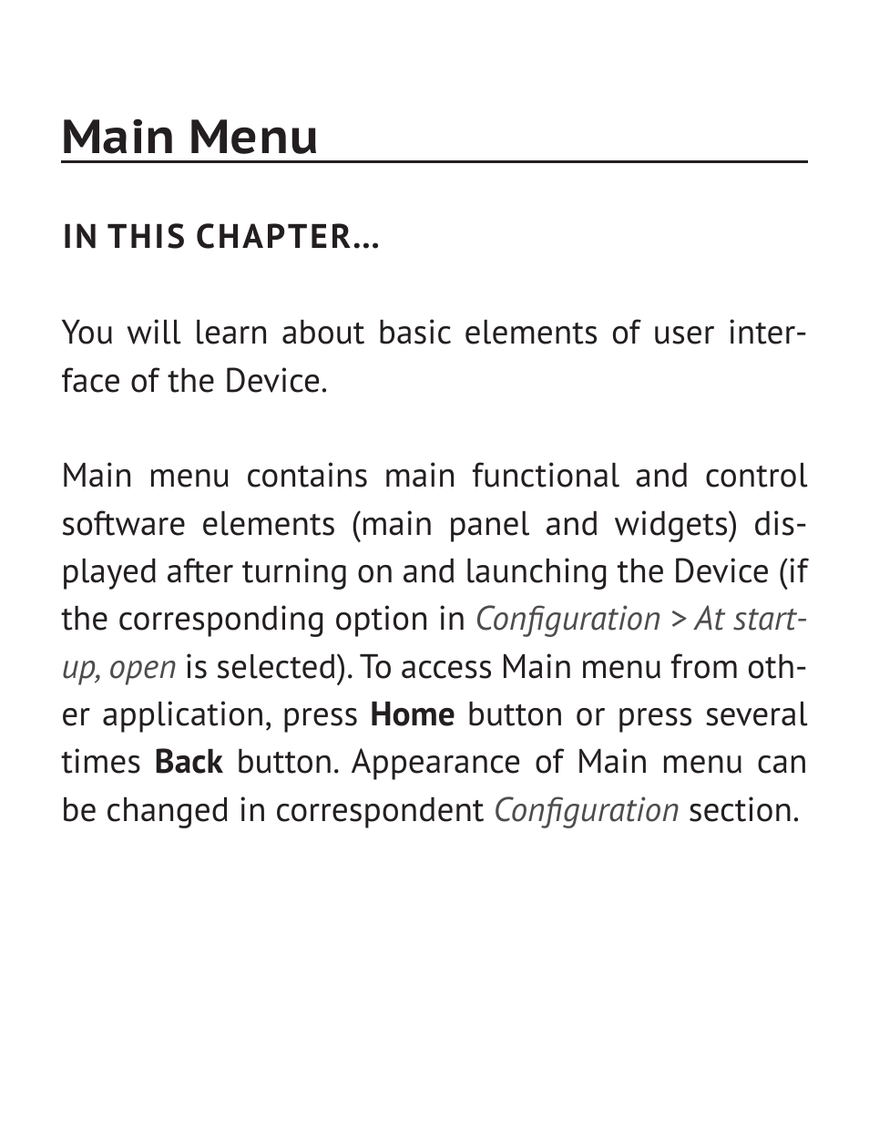 Main menu | PocketBook Pro 612 User Manual | Page 25 / 107
