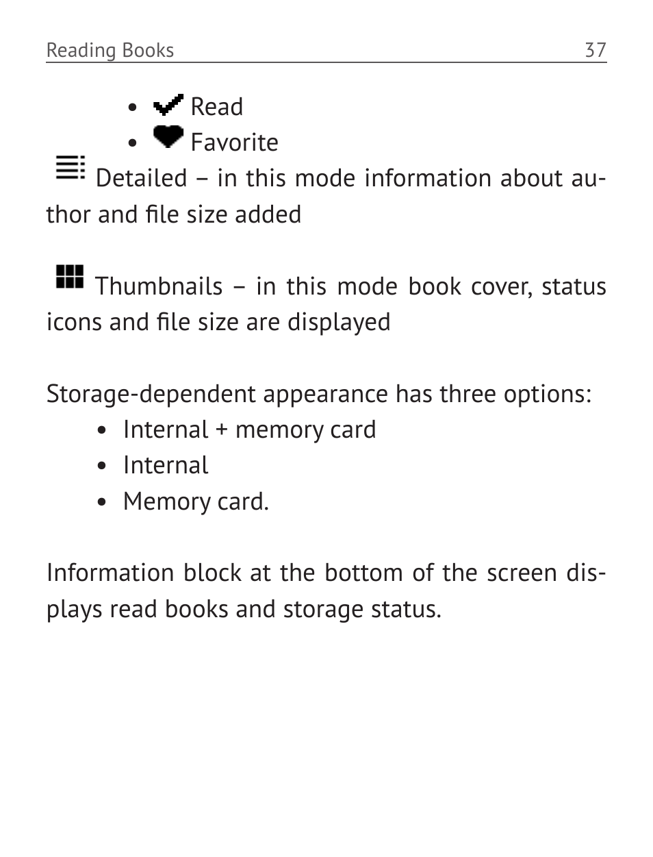 PocketBook Pro 612 User Manual | Page 38 / 107