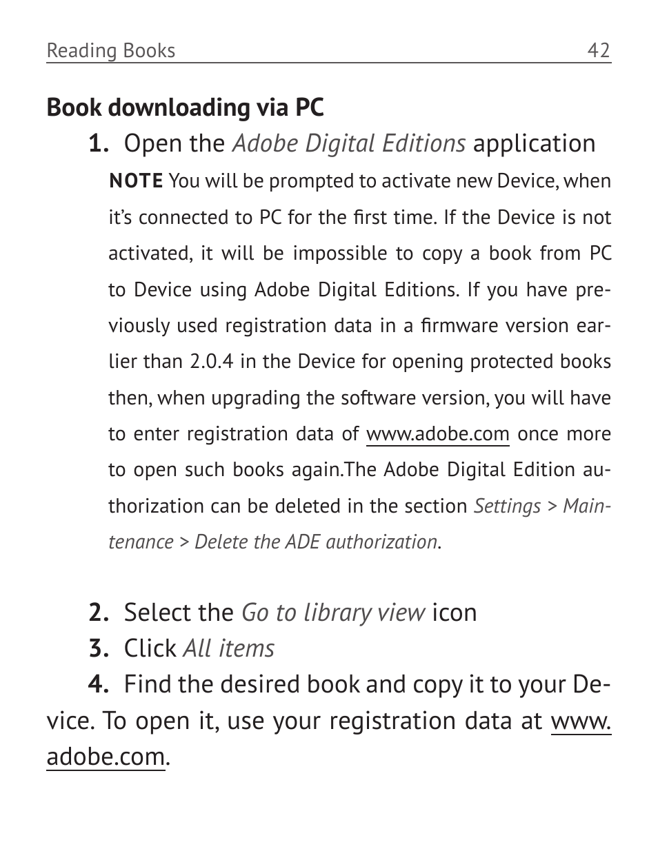 PocketBook Pro 612 User Manual | Page 43 / 107