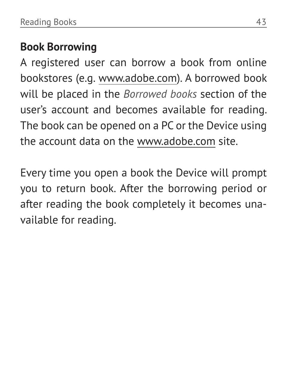 PocketBook Pro 612 User Manual | Page 44 / 107