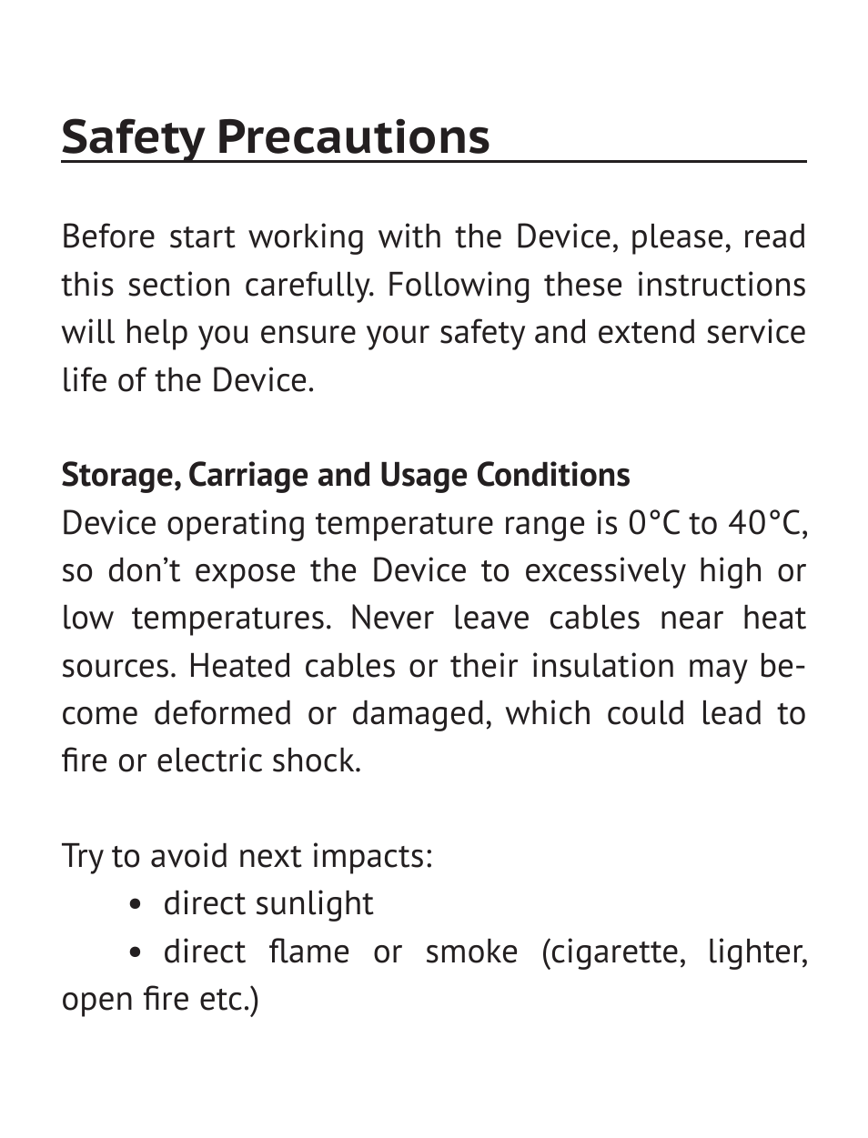 Safety precautions | PocketBook Pro 612 User Manual | Page 5 / 107