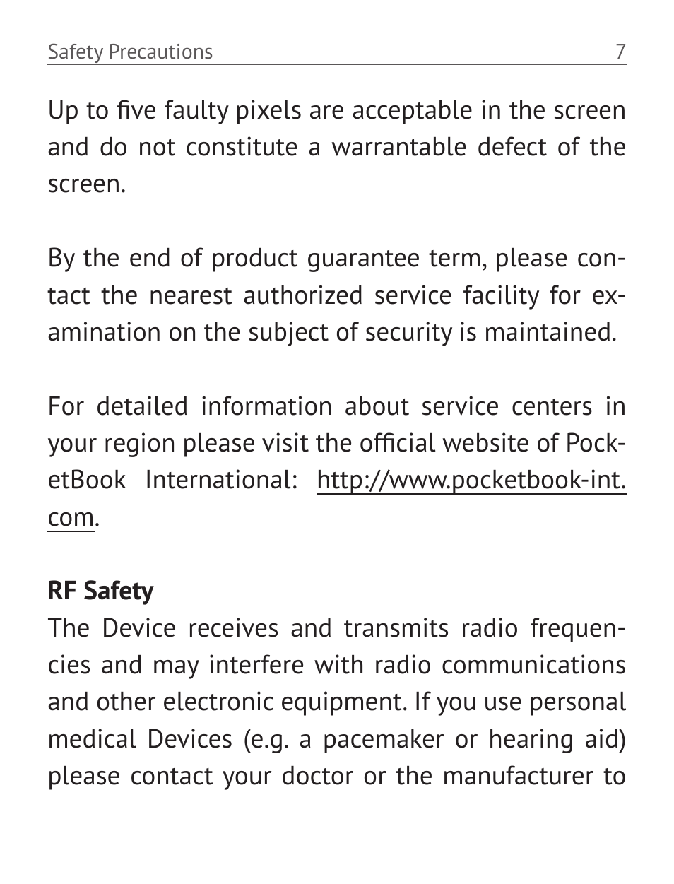 PocketBook Pro 612 User Manual | Page 8 / 107