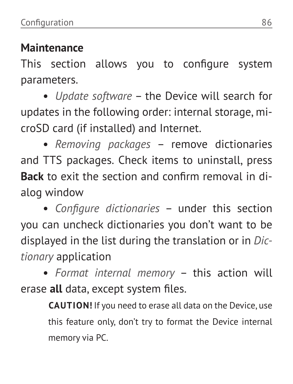 PocketBook Pro 612 User Manual | Page 87 / 107