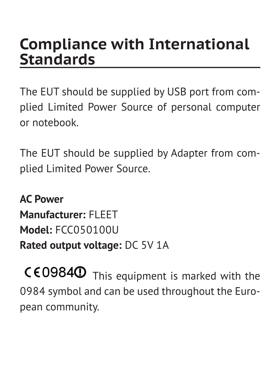 Compliance with international standards | PocketBook Pro 612 User Manual | Page 98 / 107