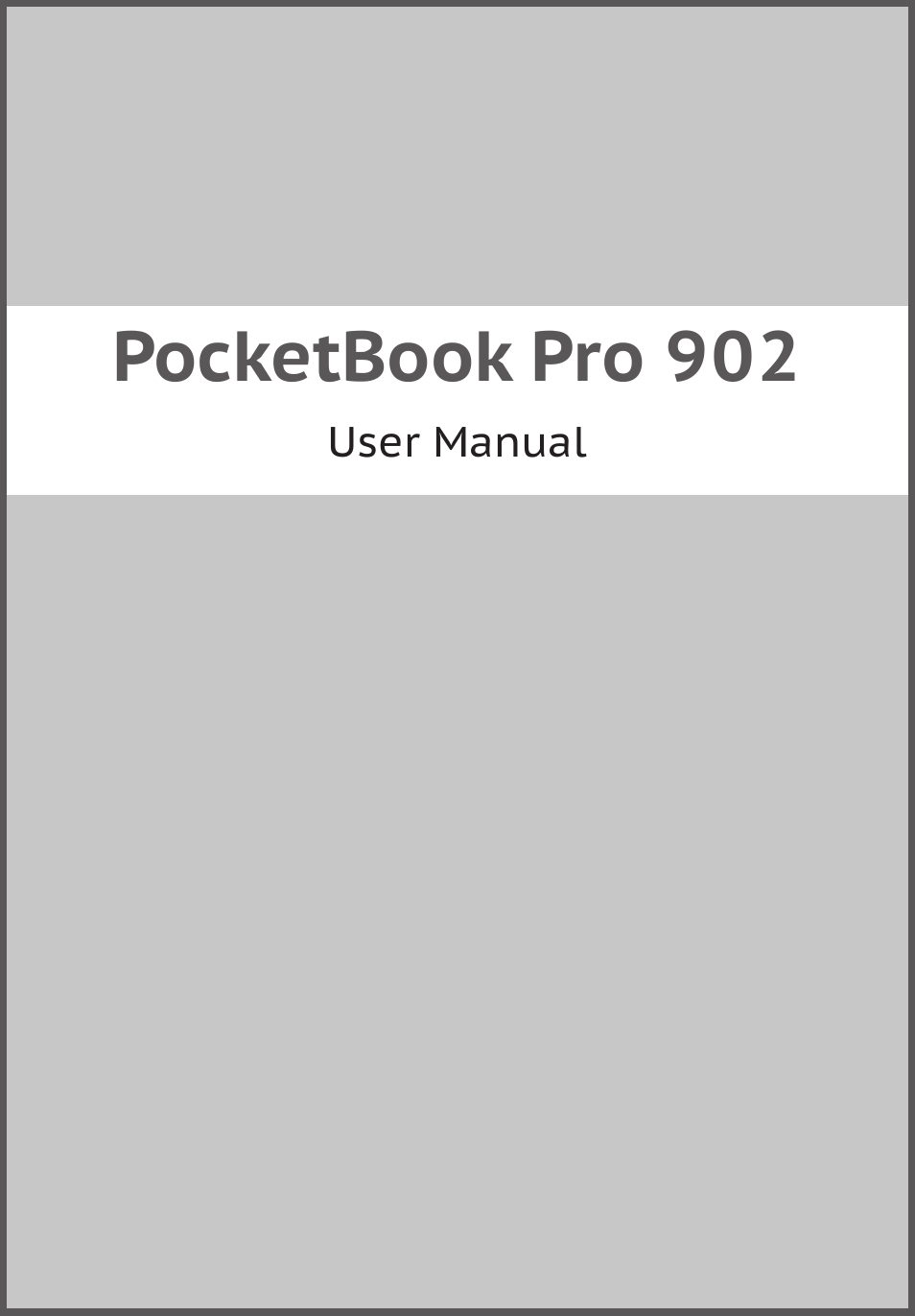 PocketBook Pro 902 User Manual | 66 pages