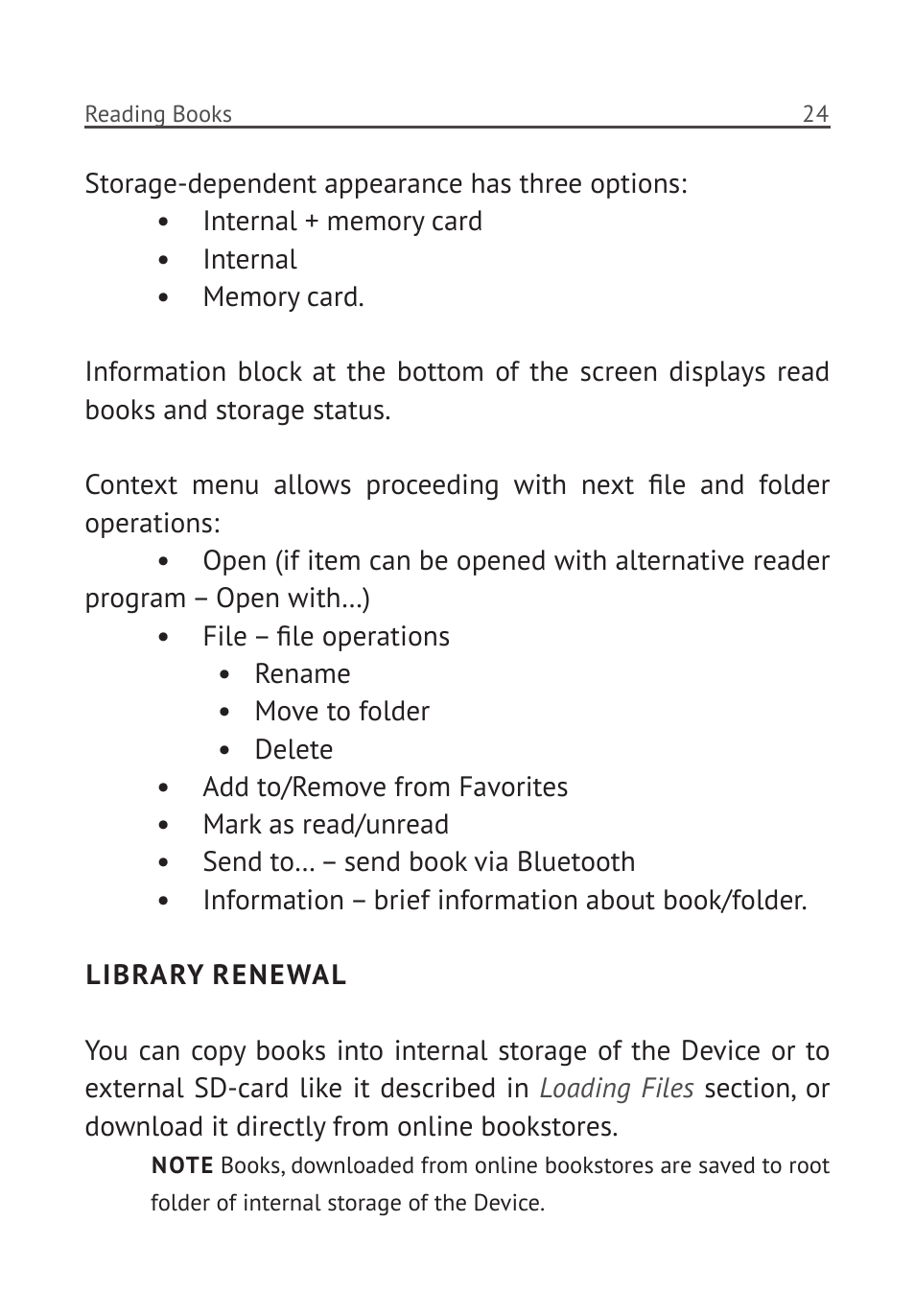 Library renewal | PocketBook Pro 902 User Manual | Page 25 / 66