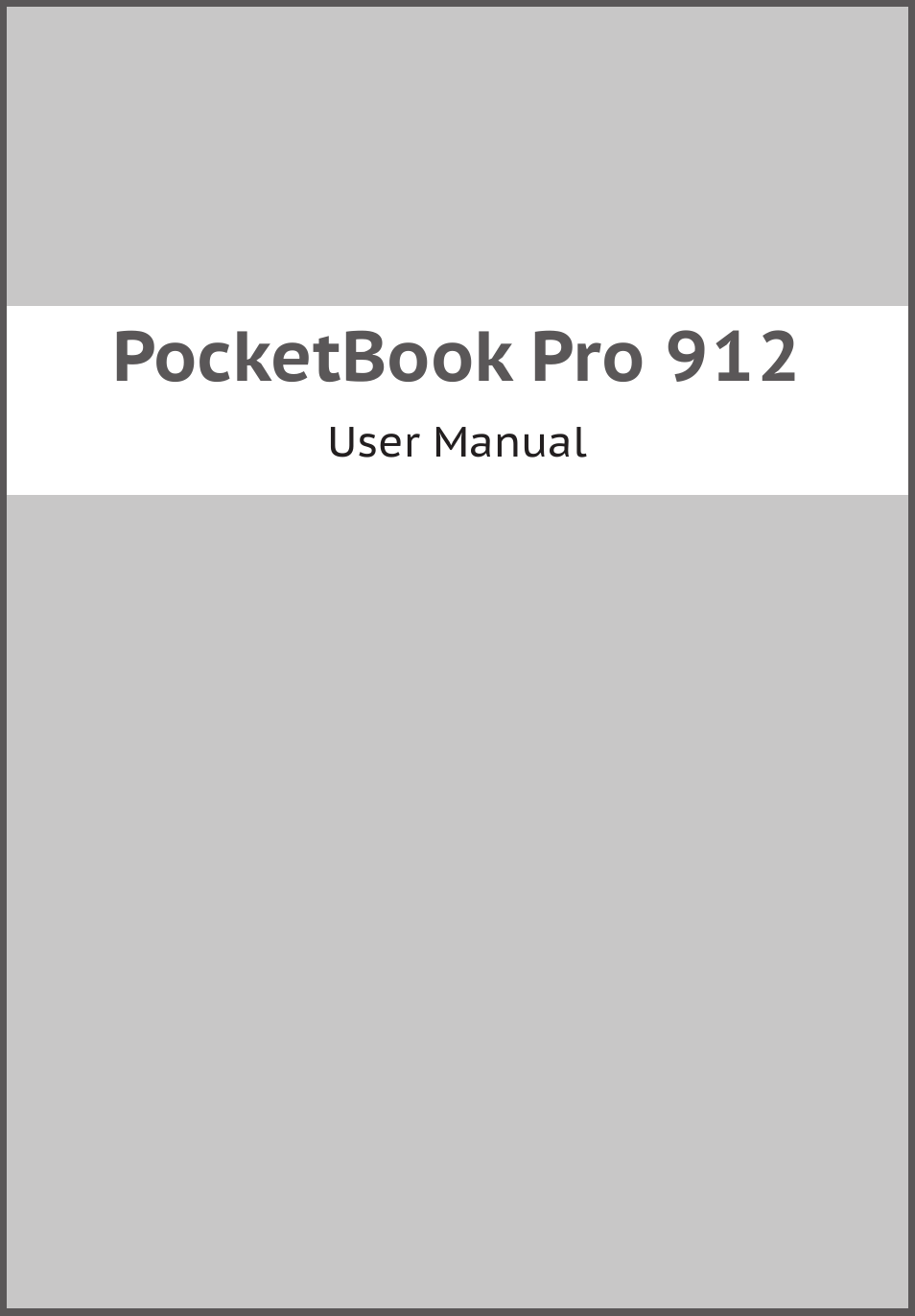 PocketBook Pro 912 User Manual | 71 pages