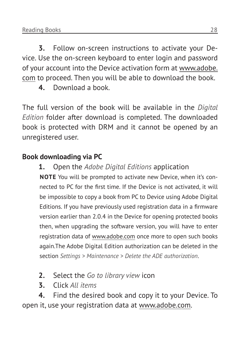 PocketBook Pro 912 User Manual | Page 29 / 71