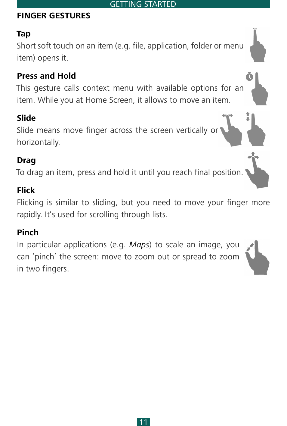 PocketBook SURFpad 4 S User Manual | Page 11 / 47