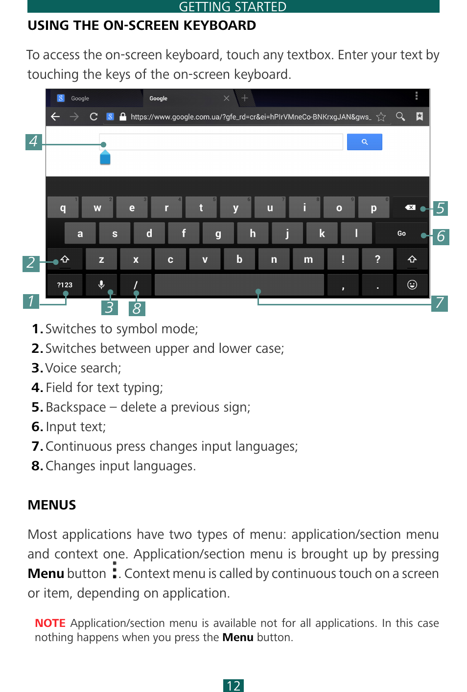 PocketBook SURFpad 4 S User Manual | Page 12 / 47