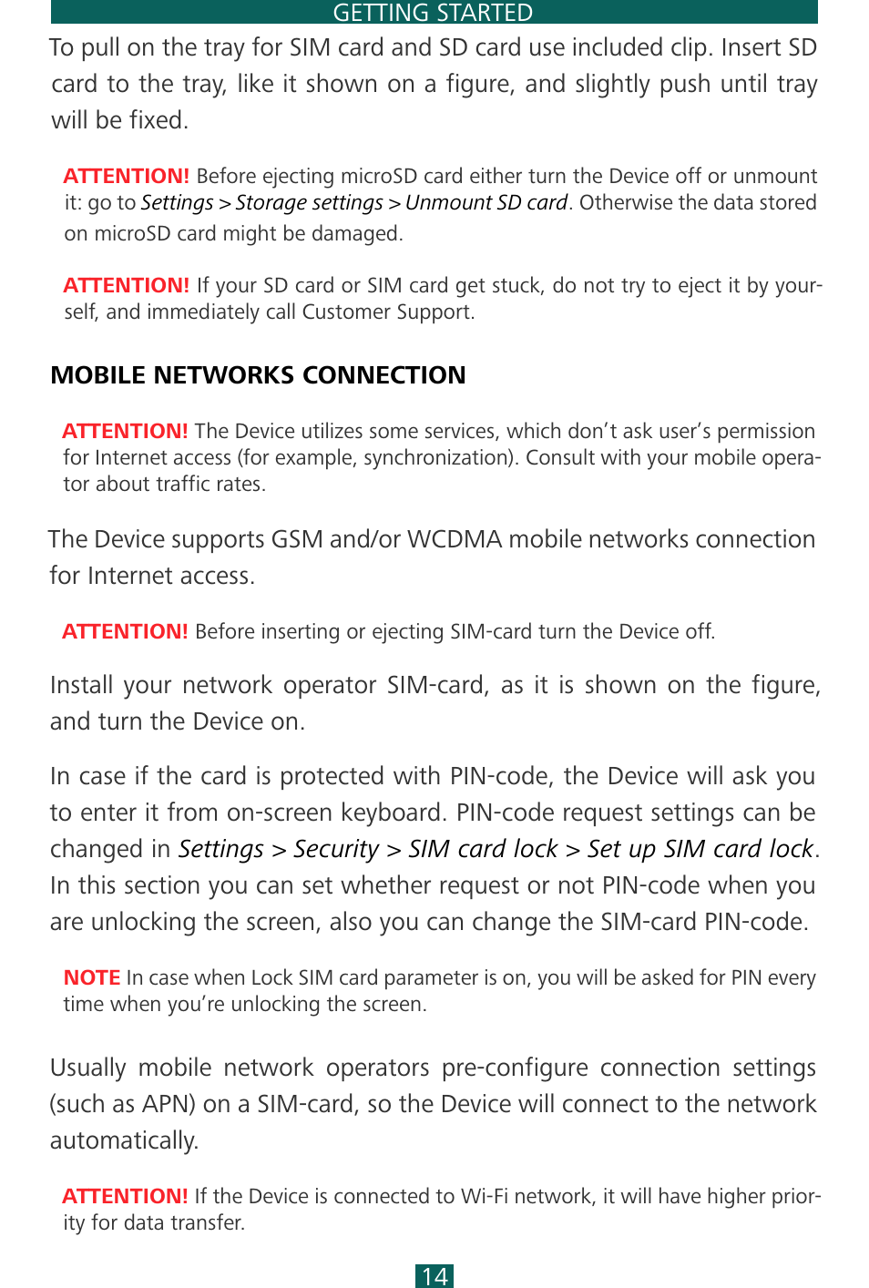 PocketBook SURFpad 4 S User Manual | Page 14 / 47